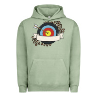 Pigment Oil Green custom name archery Urban Hoodie - MaliasSmallBusiness