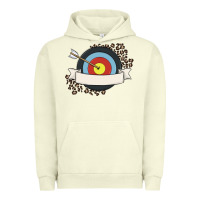 Pigment Pistachio custom name archery Urban Hoodie - MaliasSmallBusiness