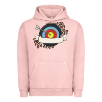 Pigment Salmon custom name archery Urban Hoodie - MaliasSmallBusiness