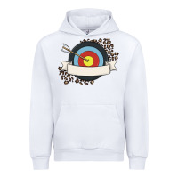 White custom name archery Urban Hoodie - MaliasSmallBusiness