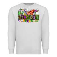Dove Grey mardi gras dentist Premium Sweatshirt - AdoDesignShop