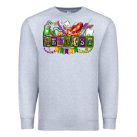 Heather Grey mardi gras dentist Premium Sweatshirt - AdoDesignShop