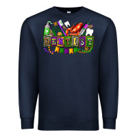 Navy mardi gras dentist Premium Sweatshirt - AdoDesignShop