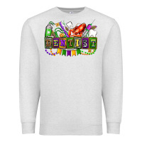 Oatmeal Heather mardi gras dentist Premium Sweatshirt - AdoDesignShop