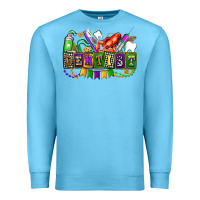 Ocean Blue mardi gras dentist Premium Sweatshirt - AdoDesignShop