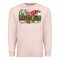 Pale Pink mardi gras dentist Premium Sweatshirt - AdoDesignShop