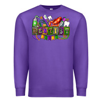 Purple mardi gras dentist Premium Sweatshirt - AdoDesignShop
