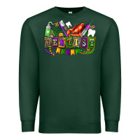 Sports Green mardi gras dentist Premium Sweatshirt - AdoDesignShop