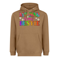 Toasted Coconut my dad is my bestie Heavyweight Hoodie - HRA Design Shop