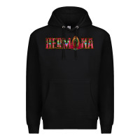 Black hermana floral aztec leopard Premium Hoodie - Jasminsmagicworld