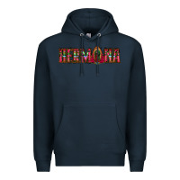 Navy hermana floral aztec leopard Premium Hoodie - Jasminsmagicworld