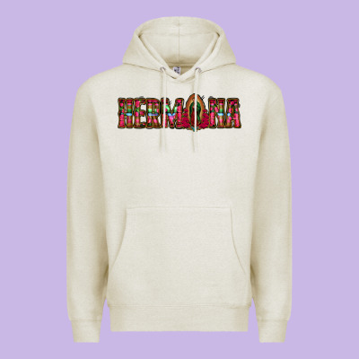 Hermana Floral Aztec Leopard Premium Hoodie Designed By Jasminsmagicworld