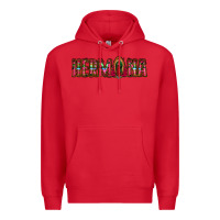 Red hermana floral aztec leopard Premium Hoodie - Jasminsmagicworld