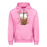Fuchsia Pink valentine coffee lover Urban Hoodie - MaliasSmallBusiness