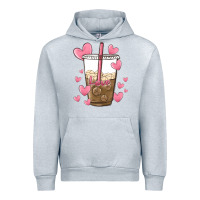 Heather Grey valentine coffee lover Urban Hoodie - MaliasSmallBusiness