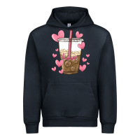 Navy valentine coffee lover Urban Hoodie - MaliasSmallBusiness
