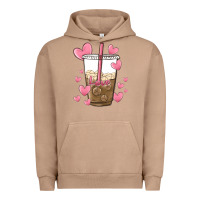 Pigment Burro valentine coffee lover Urban Hoodie - MaliasSmallBusiness