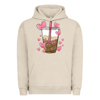 Pigment French Oak valentine coffee lover Urban Hoodie - MaliasSmallBusiness