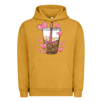 Pigment Peanut Butter valentine coffee lover Urban Hoodie - MaliasSmallBusiness