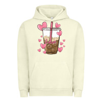 Pigment Pistachio valentine coffee lover Urban Hoodie - MaliasSmallBusiness