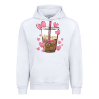White valentine coffee lover Urban Hoodie - MaliasSmallBusiness