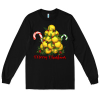 Black merry christmas lacrosse Long Sleeve Tee - RanaPortraitStore