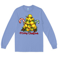 Colony Blue merry christmas lacrosse Long Sleeve Tee - RanaPortraitStore