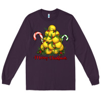 Plum merry christmas lacrosse Long Sleeve Tee - RanaPortraitStore