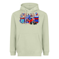 Matcha american drink Heavyweight Hoodie - RacoonDesign