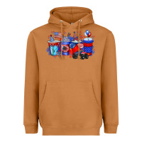 Meerkat american drink Heavyweight Hoodie - RacoonDesign