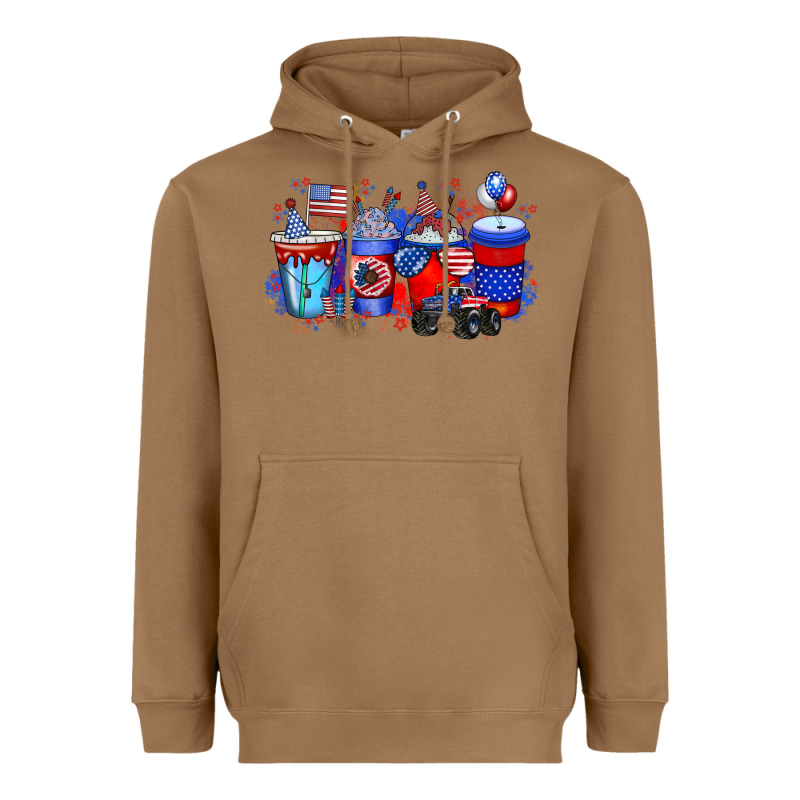 American Drink Heavyweight Hoodie by RacoonDesign | Teevron