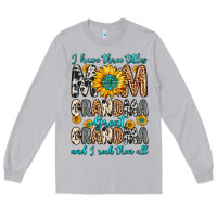 Moon Dust i have three tittles mom grandma great grandma Long Sleeve Tee - Zillion Design Studio
