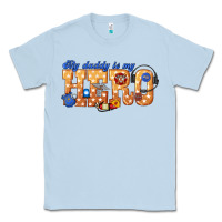 Dusty Blue my daddy is my hero dispatcher Classic Tee - texasbilliewilder