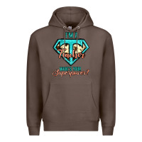 Coffee i'm a teacher what's your superpower cowhide Premium Hoodie - Jasminsmagicworld