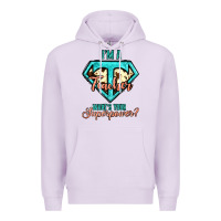 Lilac i'm a teacher what's your superpower cowhide Premium Hoodie - Jasminsmagicworld