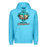 Ocean Blue i'm a teacher what's your superpower cowhide Premium Hoodie - Jasminsmagicworld