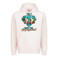 Pale Pink i'm a teacher what's your superpower cowhide Premium Hoodie - Jasminsmagicworld