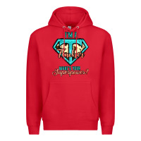Red i'm a teacher what's your superpower cowhide Premium Hoodie - Jasminsmagicworld