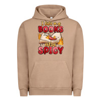 Pigment Burro i like my books extra spicy Urban Hoodie - MaliasSmallBusiness