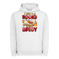 Pigment Lunar Rock i like my books extra spicy Urban Hoodie - MaliasSmallBusiness