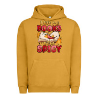 Pigment Peanut Butter i like my books extra spicy Urban Hoodie - MaliasSmallBusiness