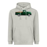Moon Dust western green truck right side view 1 Heavyweight Hoodie - FaDigitalArtStudio