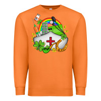 Carrot nurse  st patricks Premium Sweatshirt - AdoDesignShop