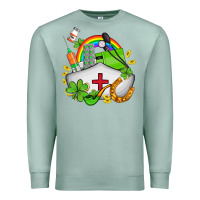 Seafoam nurse  st patricks Premium Sweatshirt - AdoDesignShop