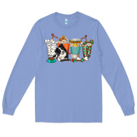 Colony Blue alaskan border collie dog coffee cups Long Sleeve Tee - texasbilliewilder