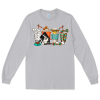 Moon Dust alaskan border collie dog coffee cups Long Sleeve Tee - texasbilliewilder