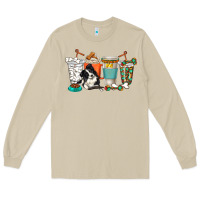 Mushroom alaskan border collie dog coffee cups Long Sleeve Tee - texasbilliewilder