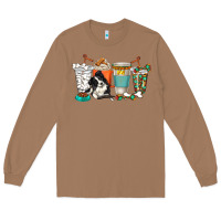 Toasted Coconut alaskan border collie dog coffee cups Long Sleeve Tee - texasbilliewilder