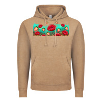 Vintage Coffee lips and strawberries Vintage Hoodie - AdoDesignShop