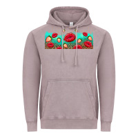 Vintage Zinc lips and strawberries Vintage Hoodie - AdoDesignShop